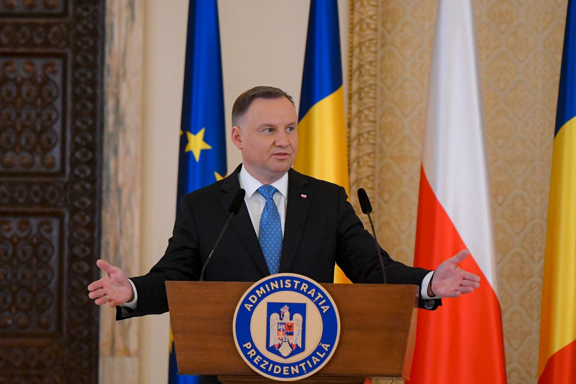 Polens president Andrzej Duda menar att en kemattack skulle kunna bli en ”gamechanger”.