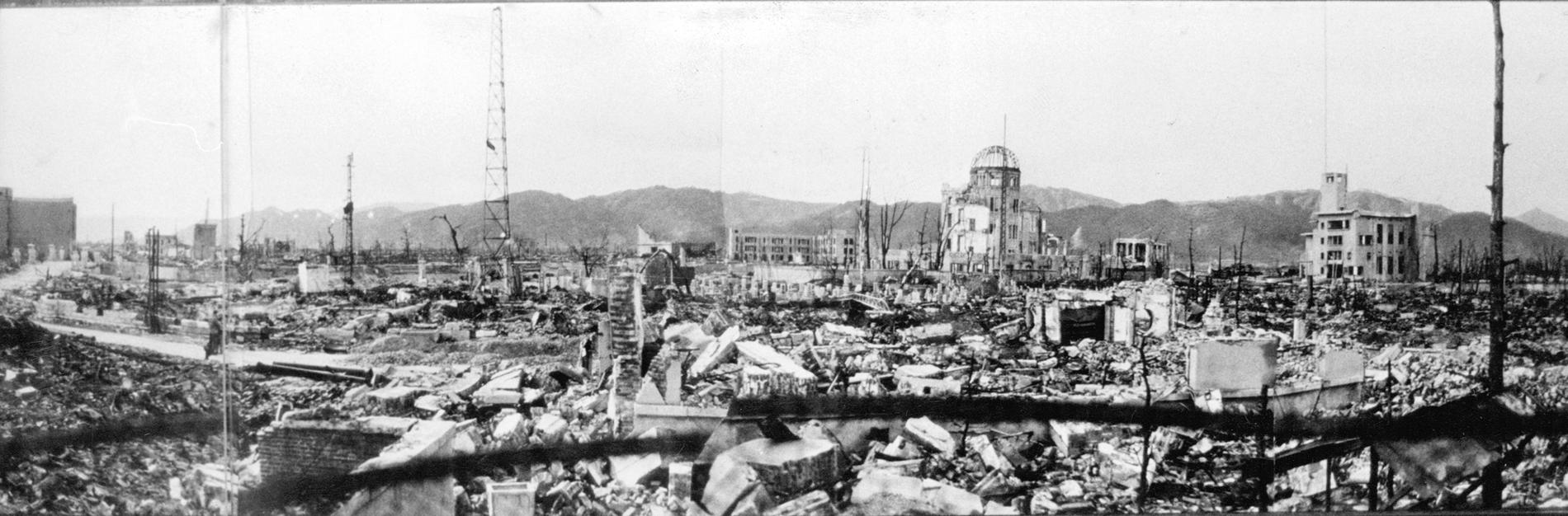 Hiroshima efter bomben. Foto: Arkivbild
