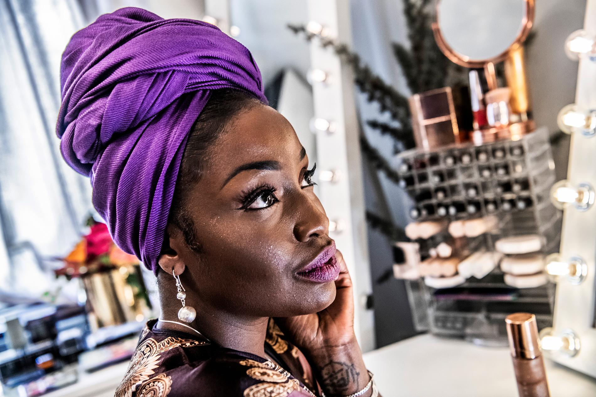 Lovette Jallow är känd som föreläsare och aktivist och grundaren av Black Vogue, ett forum om mode och skönhet för människor med mörkare hudton. Arkivbild.