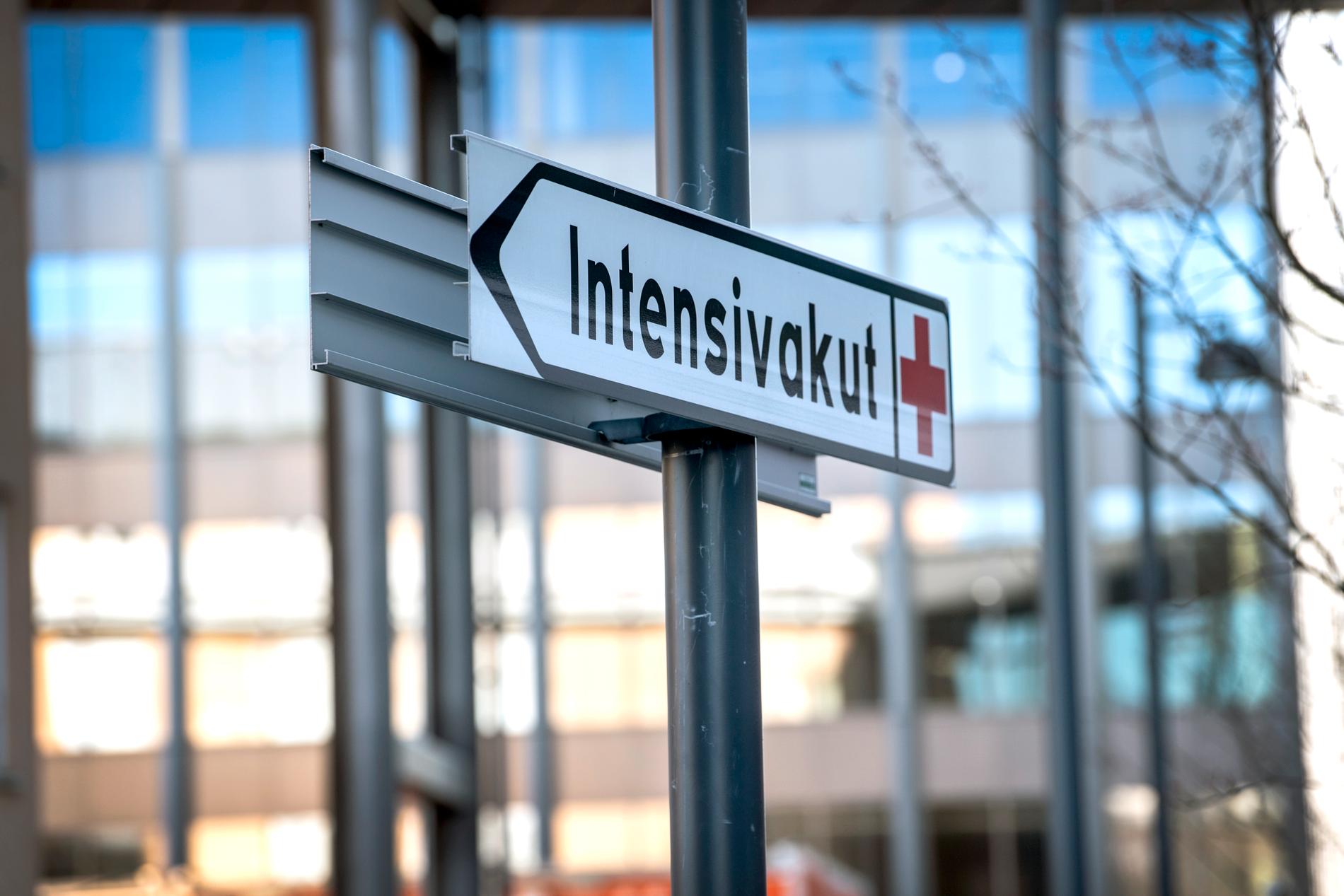  Intensivvårdsakuten vid Karolinska sjukhuset i Solna.