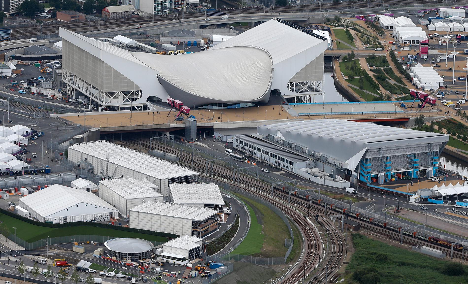 Samma arkitektfirma ritade Aquatic Centre till London-OS 2012.