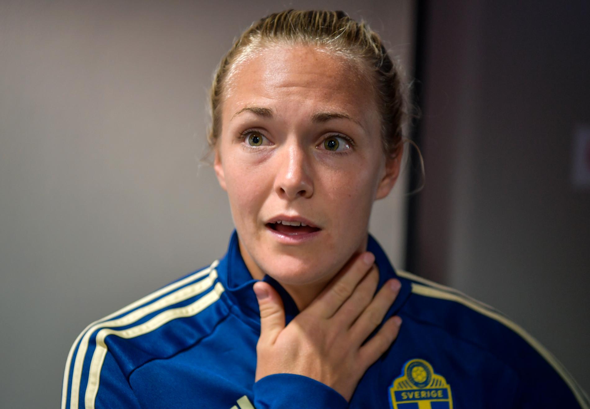 Magdalena Eriksson, en av de bästa i engelska Super League enligt The Athletic. Arkivbild.