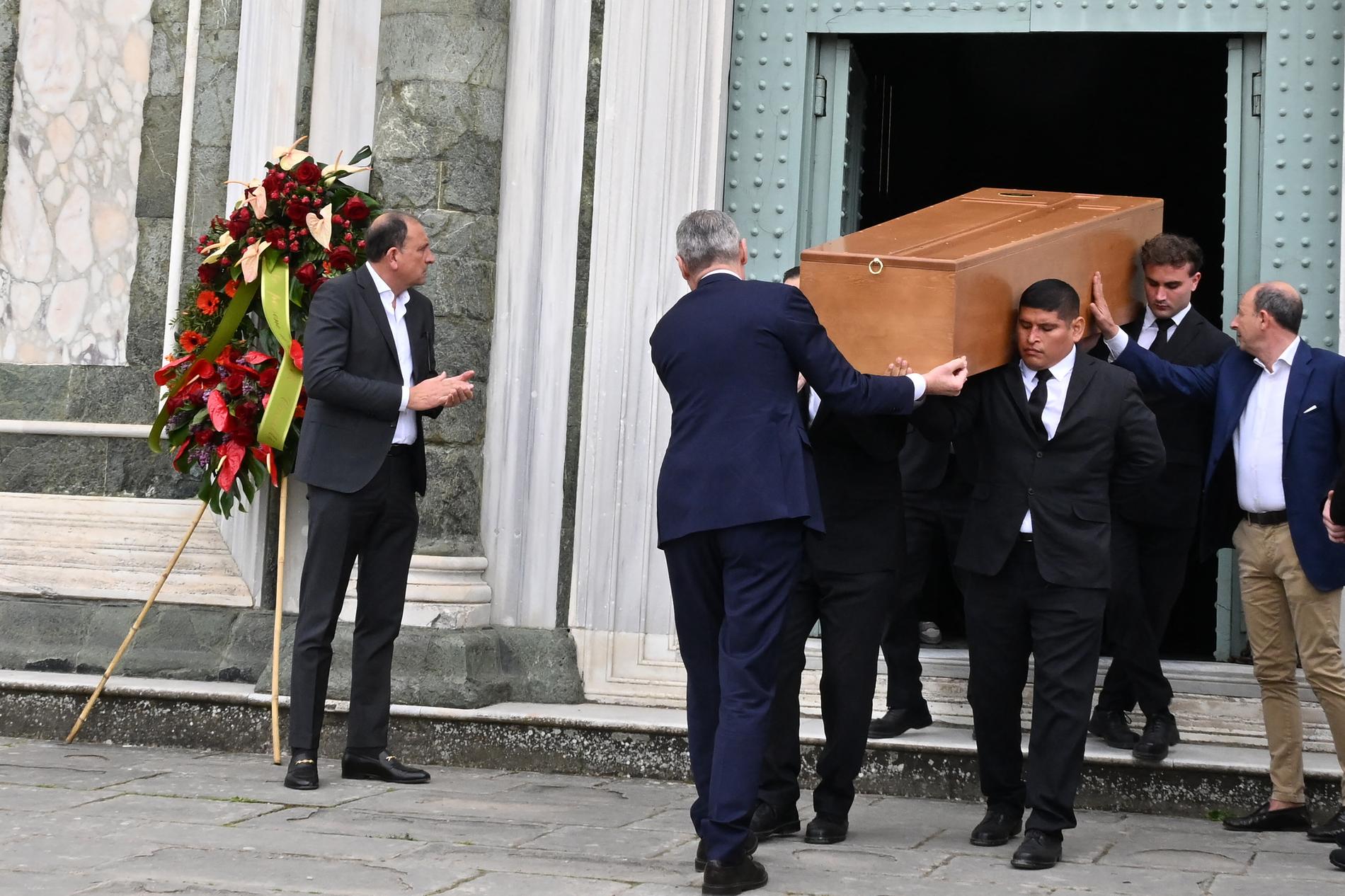 Begravningen av Roberto Cavalli.