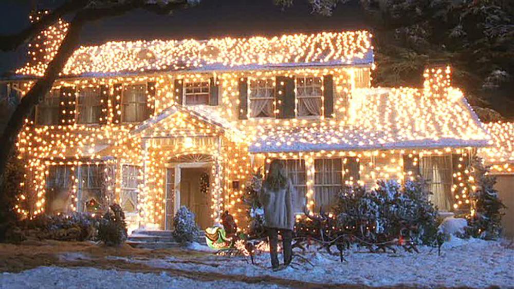 Familjen Griswolds hus i ”Ett päron till farsa firar jul”.