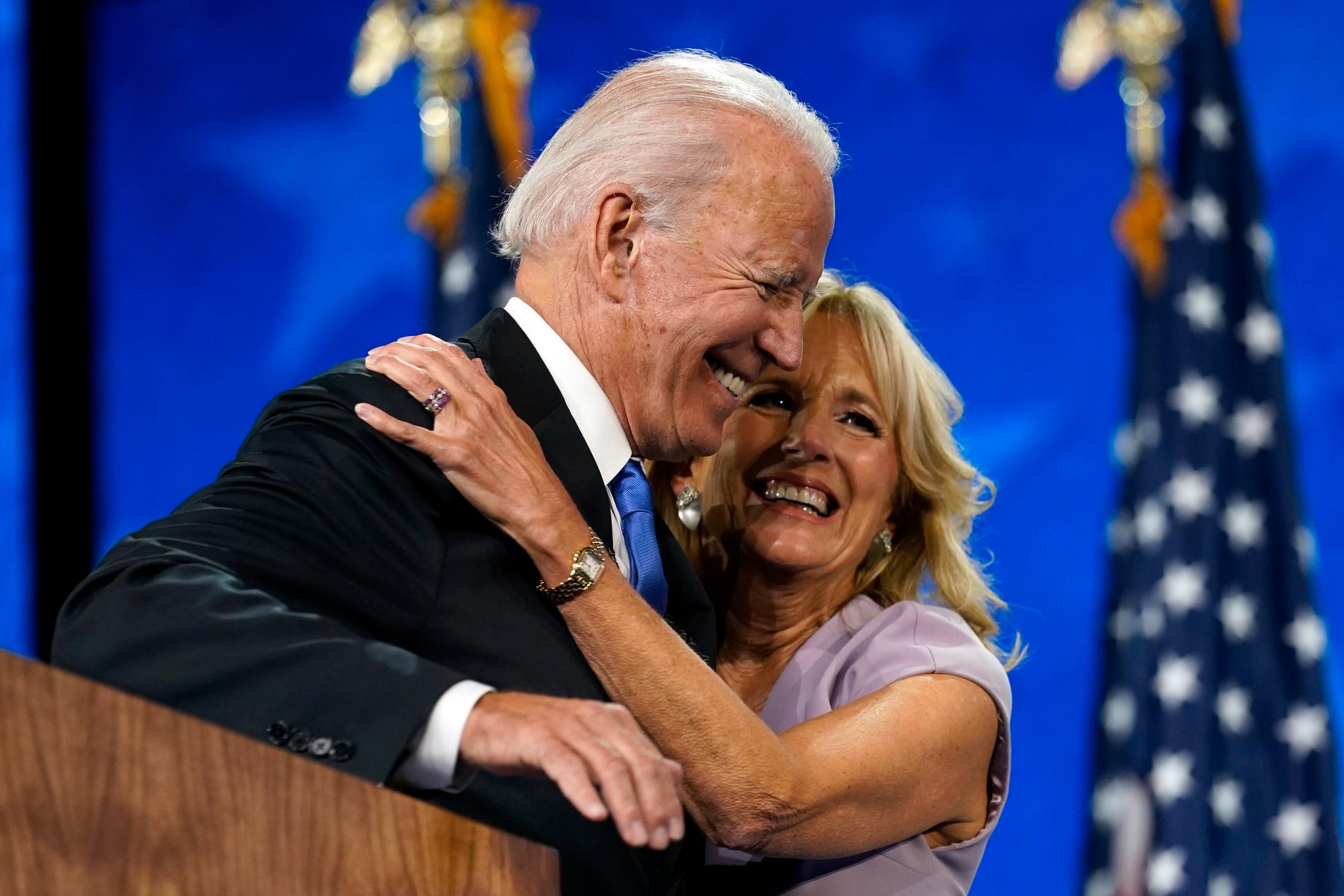 Joe och Jill Biden.