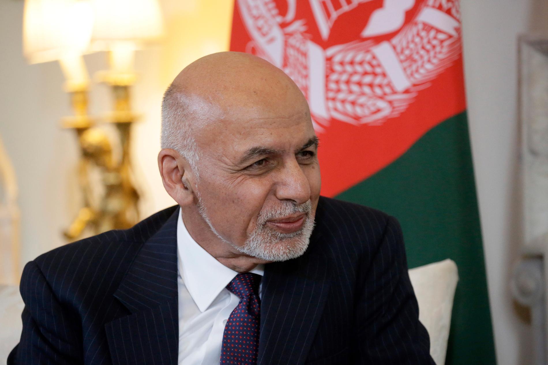 Afghanistans president Ashraf Ghani och landets regering skickar en delegation till Doha i Qatar för inledande och trevande kontaktsamtal med talibaner. Arkivbild.