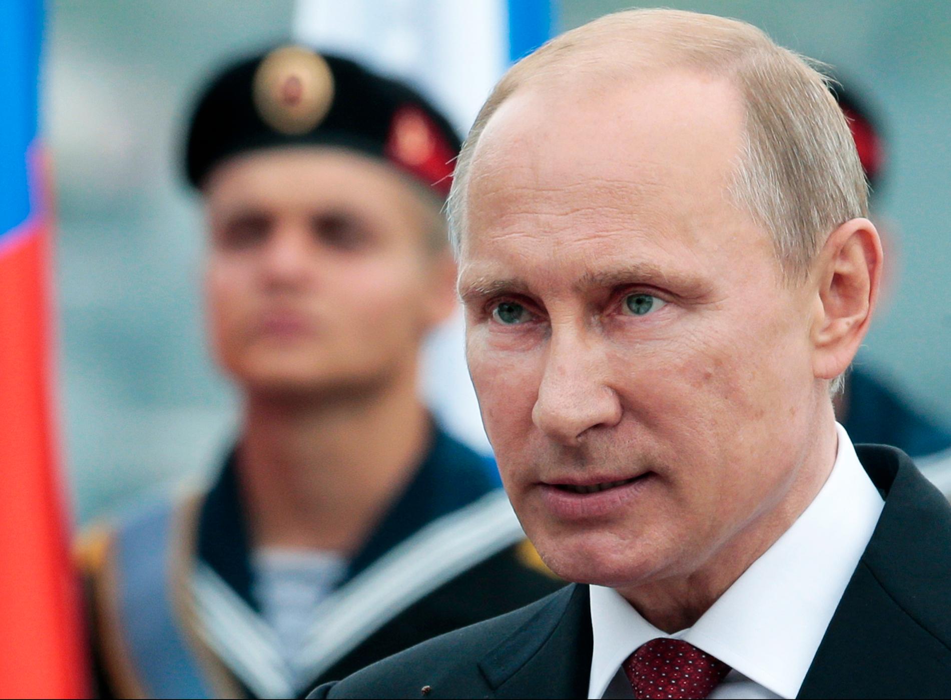 Rysslands sittande president Vladimir Putin.