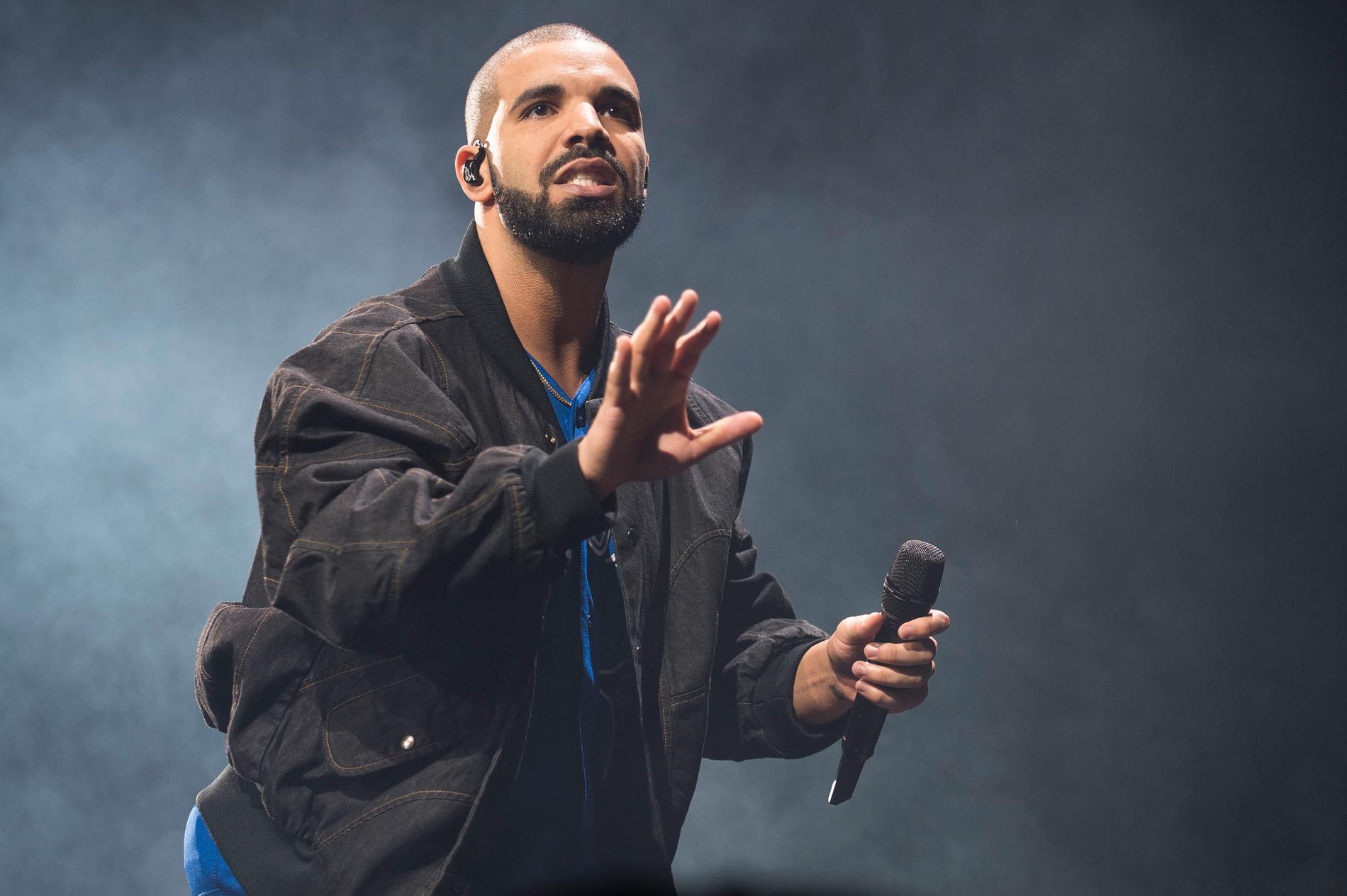 Rapparen Drake släppte sitt sjunde album. Arkivbild.