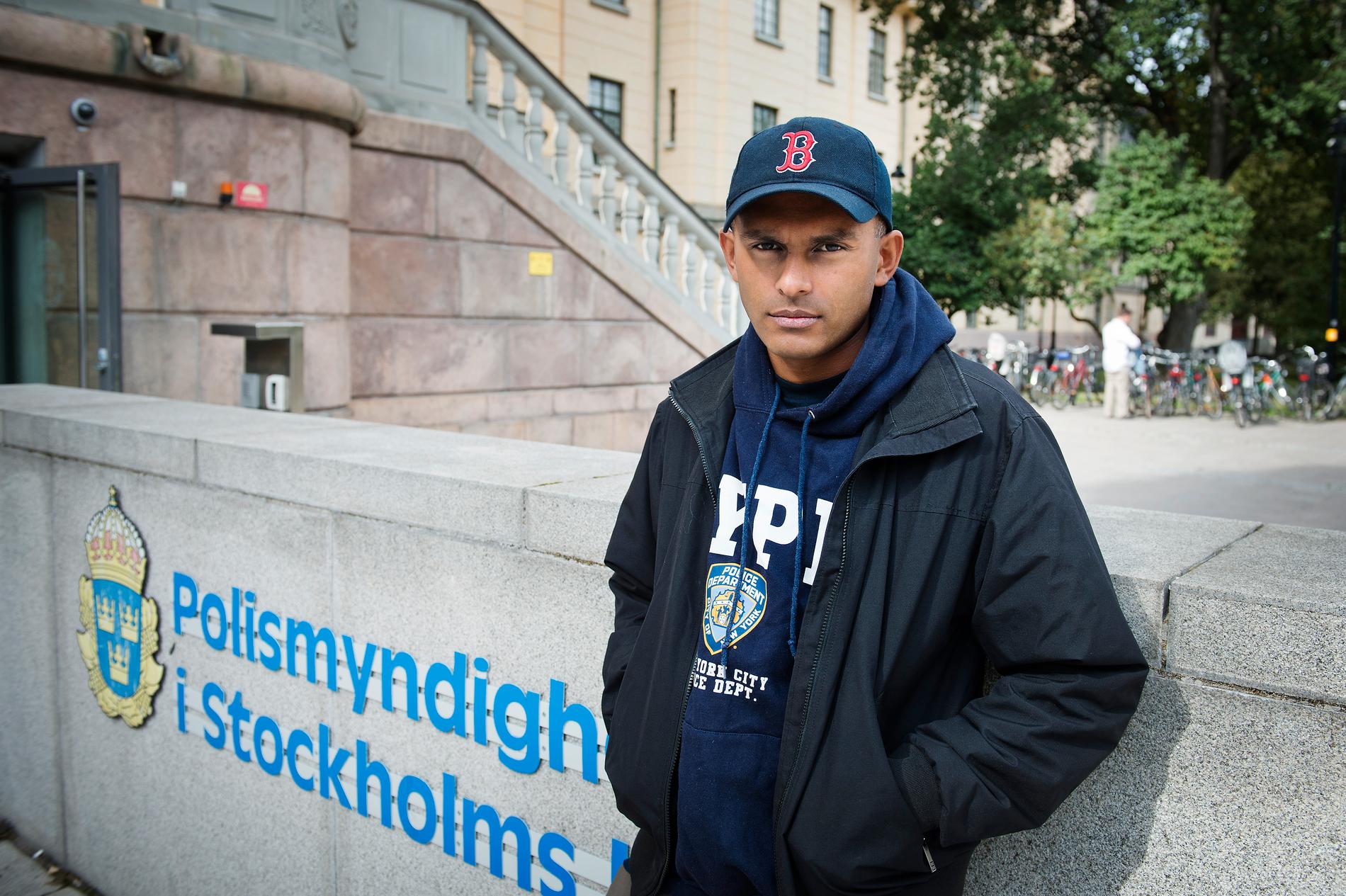 Simon Häggström på Citypolisens prostitutionsgrupp
