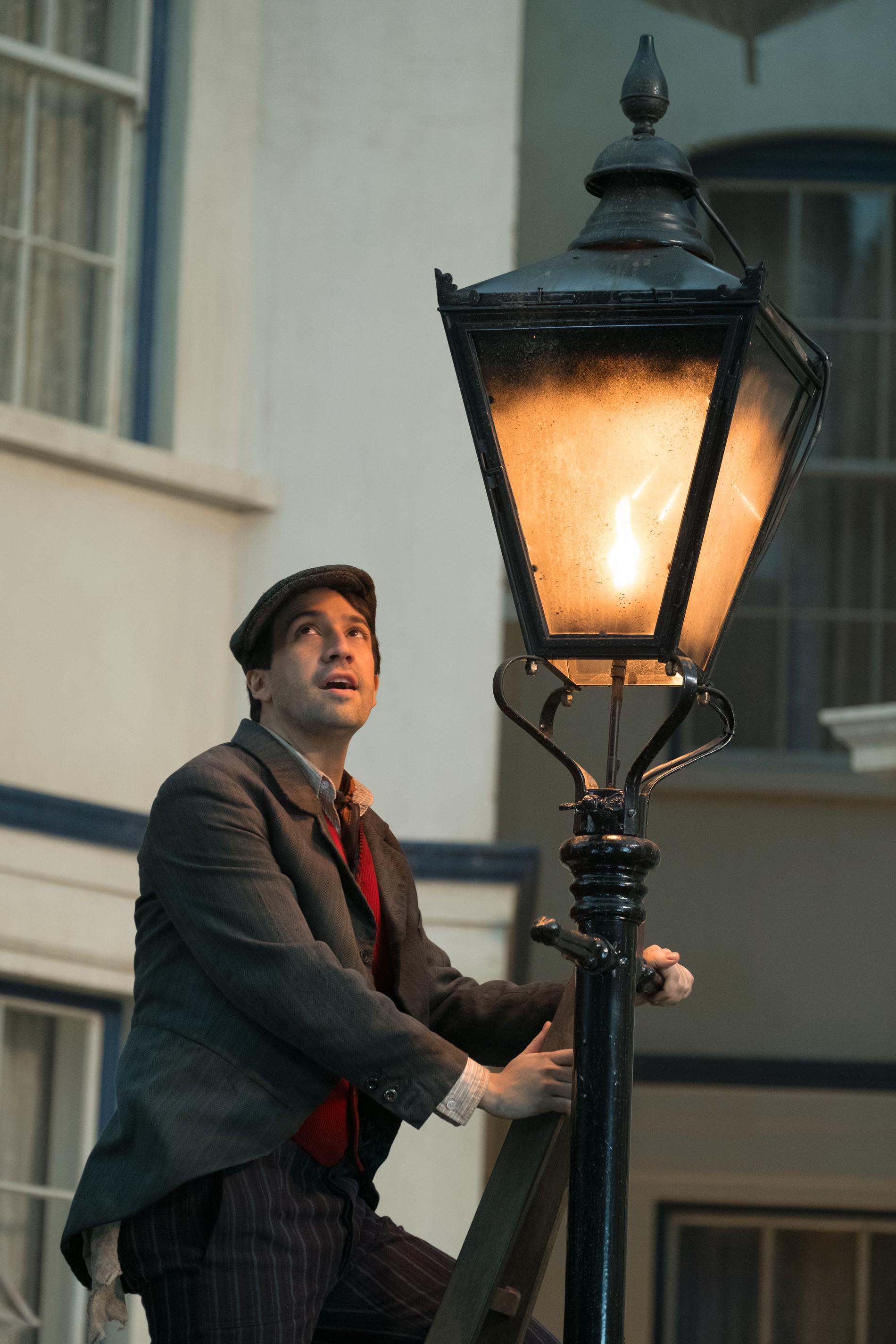 Lin-Manuel Miranda som Jack i ”Mary Poppins kommer tillbaka”.