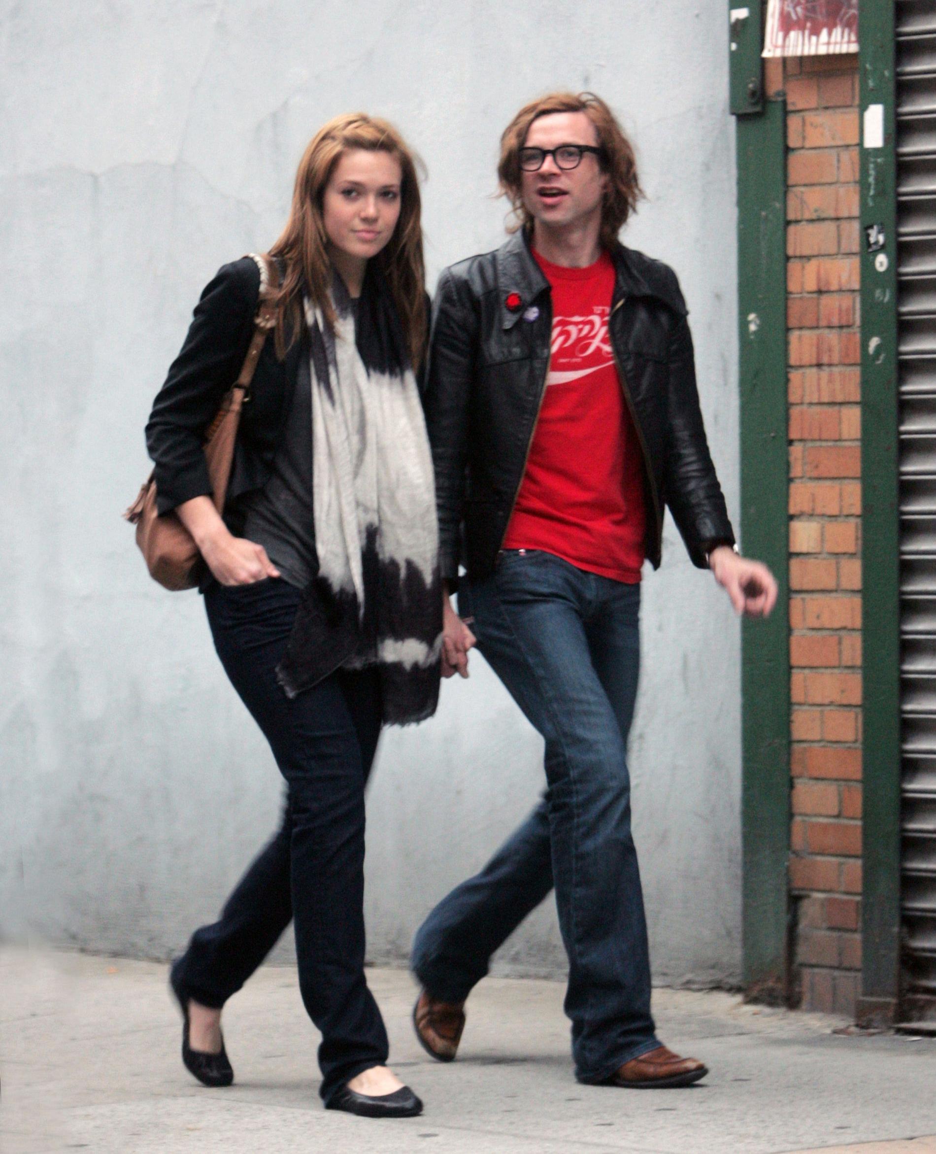 Mandy Moore och Ryan Adams i New York