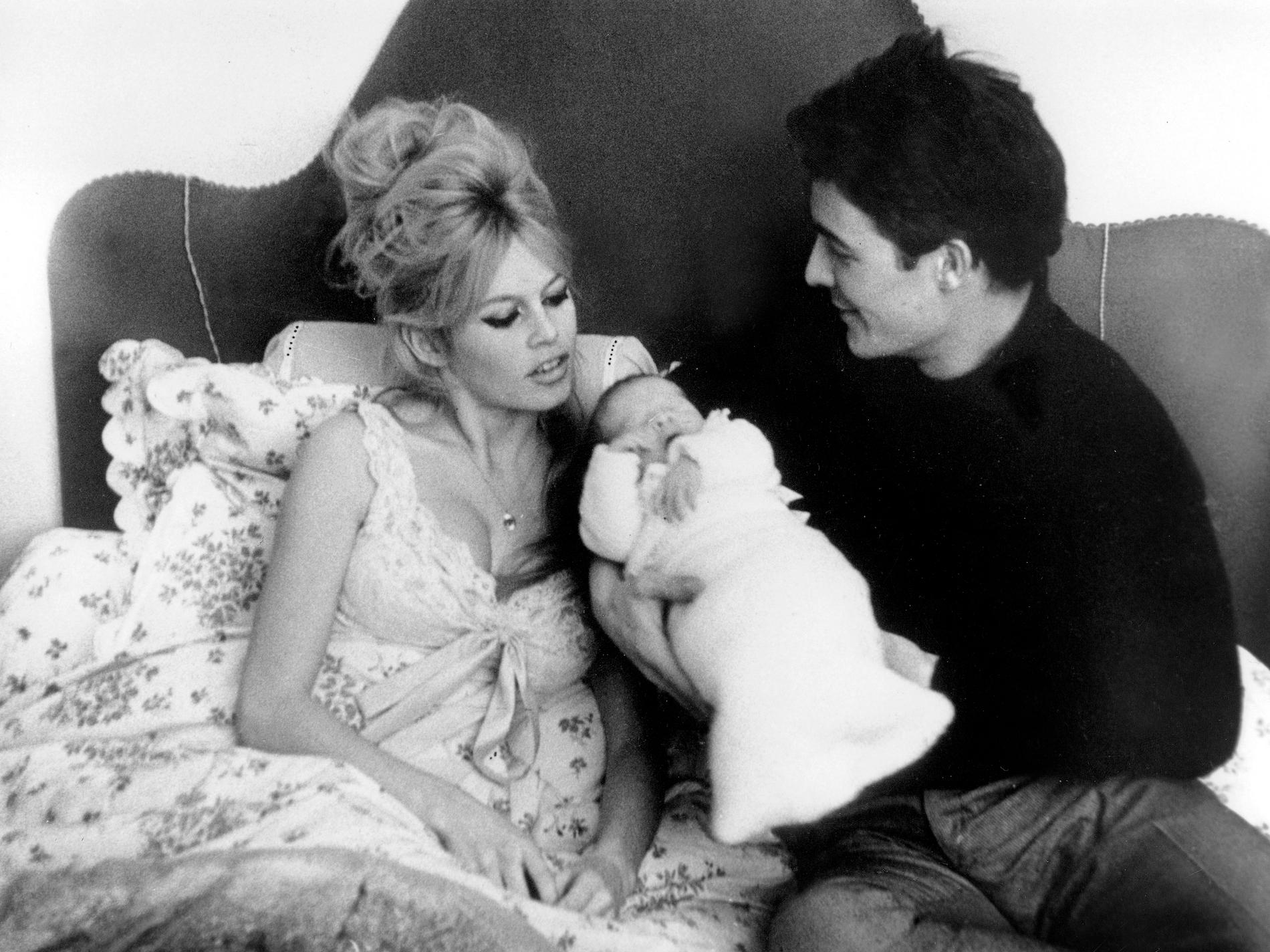 Brigitte Bardot, Jacques Charrier och sonen Nicholas-Jacques