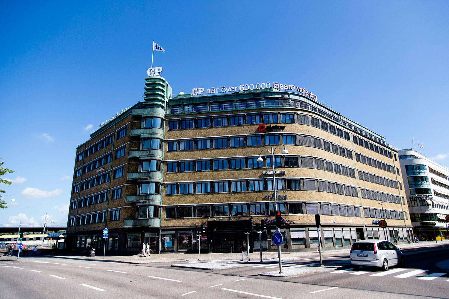 GP-huset vid Polhemsplatsen i Göteborg.