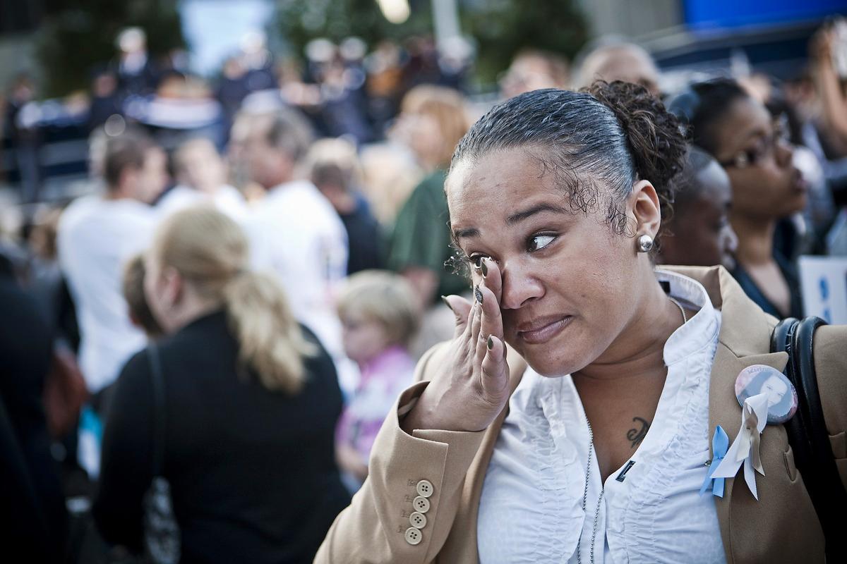 TÅRAR Tania Garcia förlorade sin storasyster Marlyn när World Trade Center attackerades.