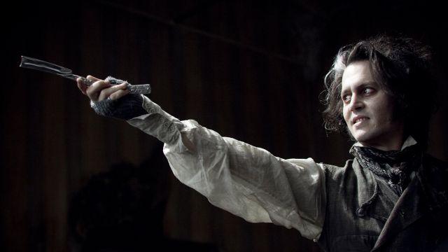 Johnny Depp i ”Sweeney Todd” (2007).