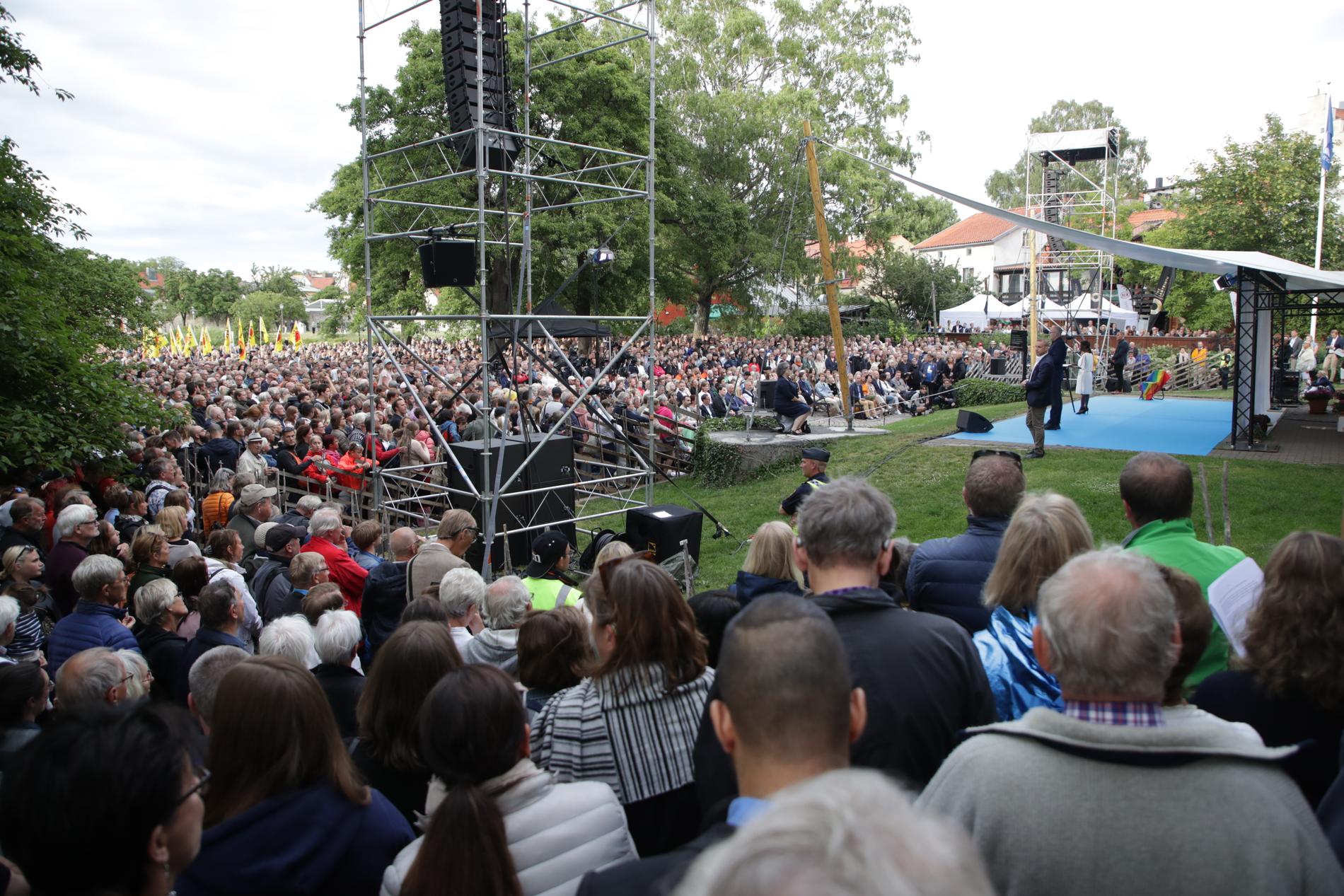 Det blir ingen politikervecka i Visby i år. Arkivbild.