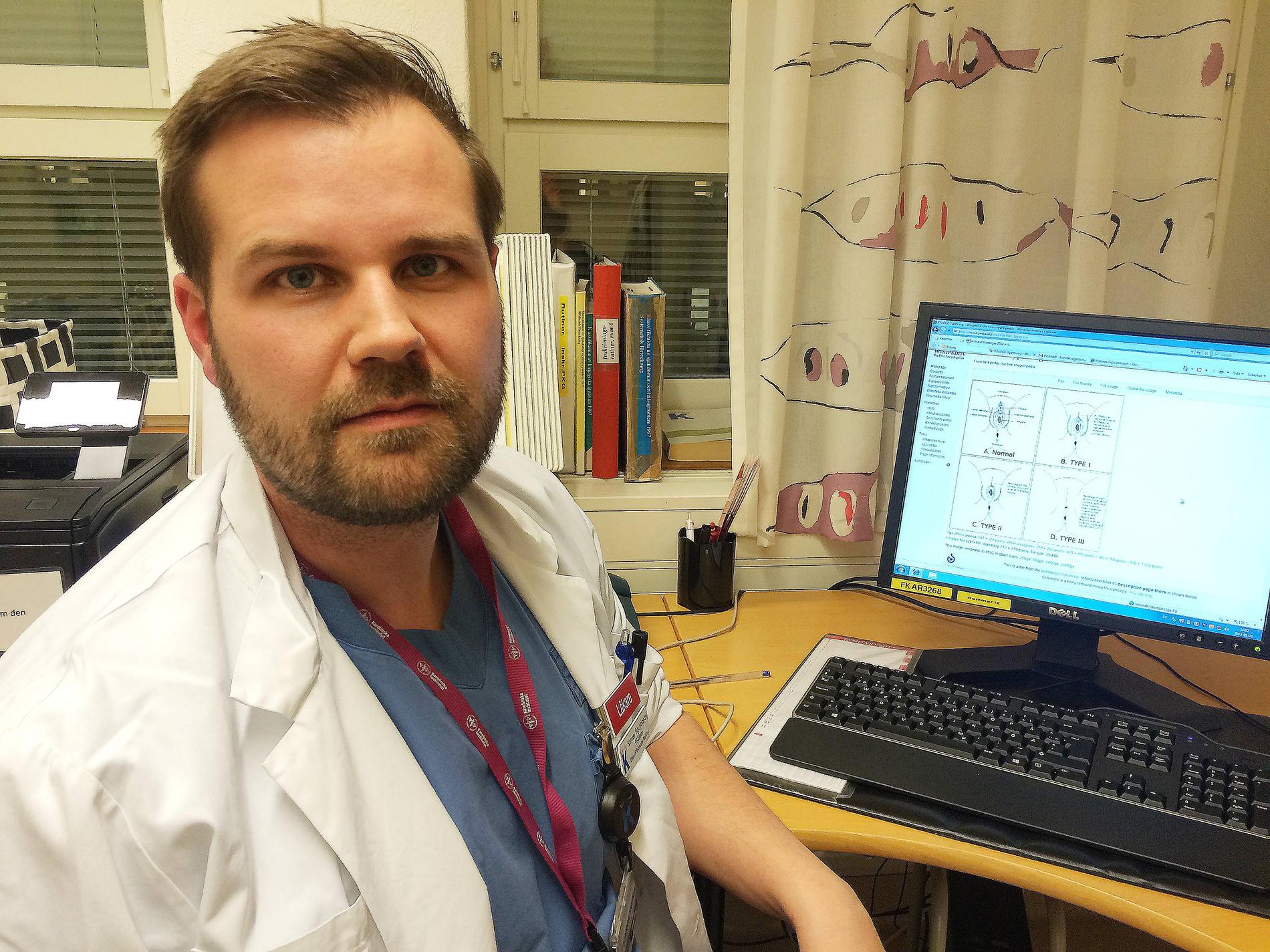Hannes Sigurjónsson, plastikkirurg på Karolinska sjukhuset.