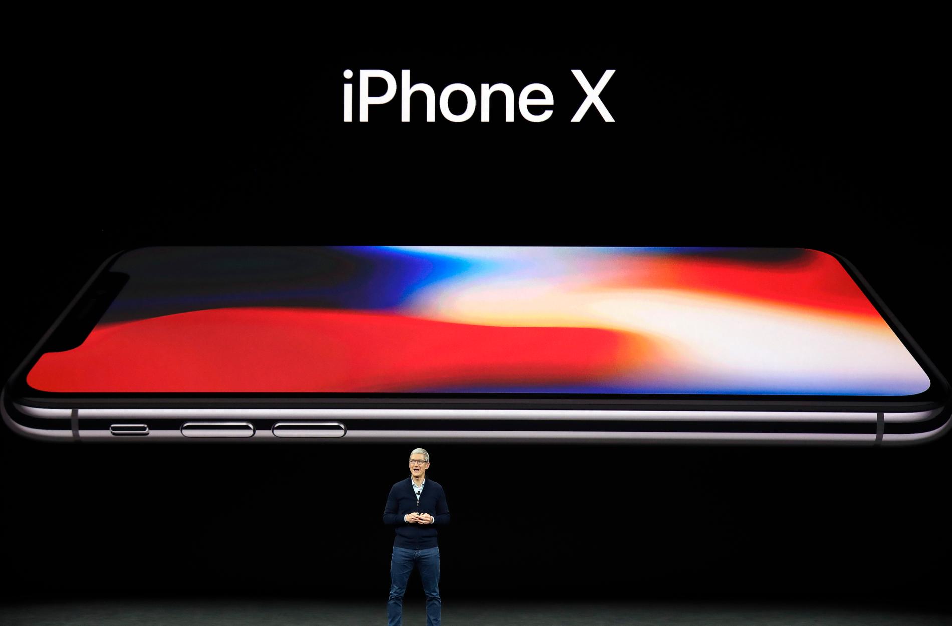 Iphone X har oled-skärm. Nästa år får alla nya modeller tekniken.