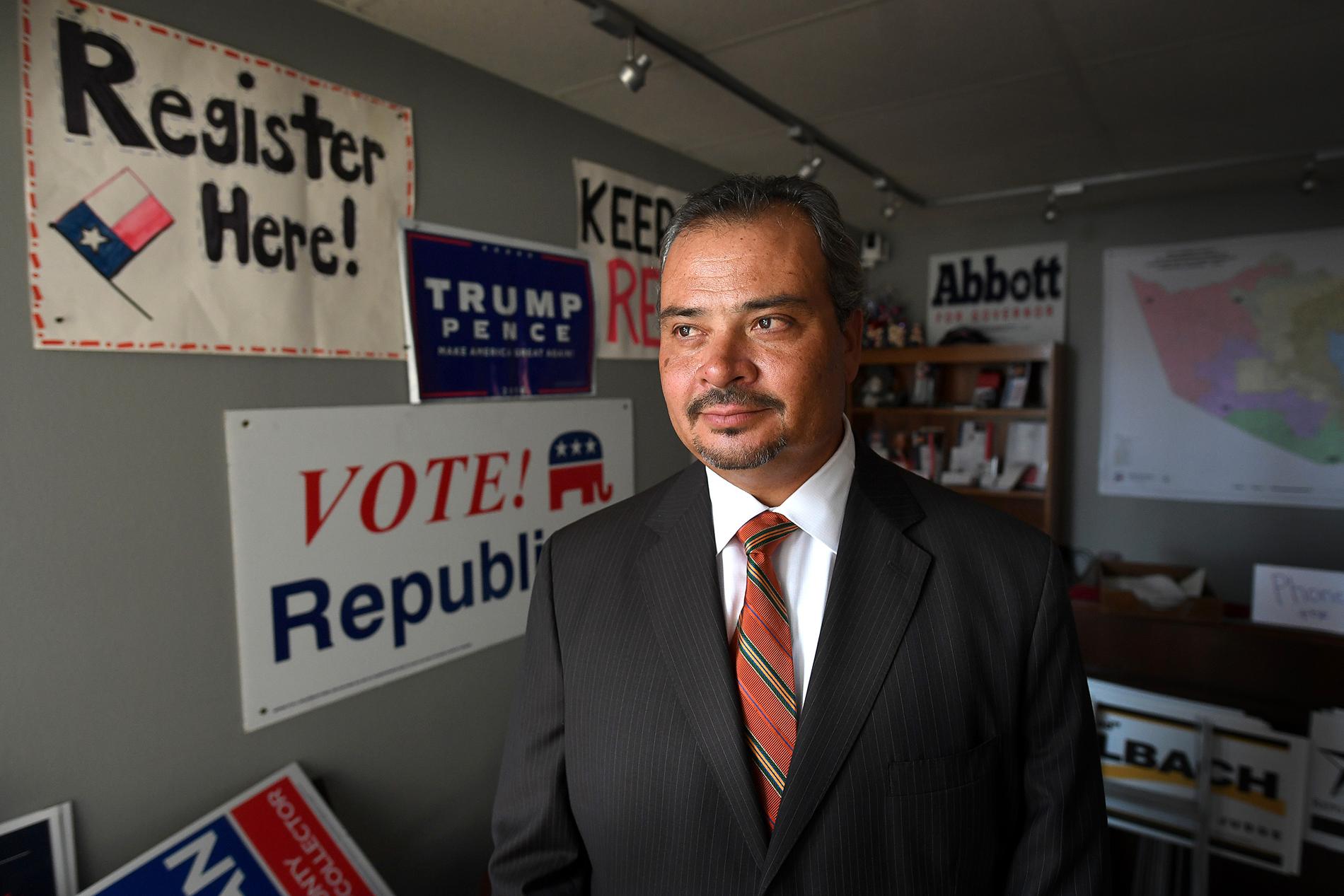 Rick Figueroa har förverkligat den amerikanska drömmen och kommer att rösta på Donald  Trump.