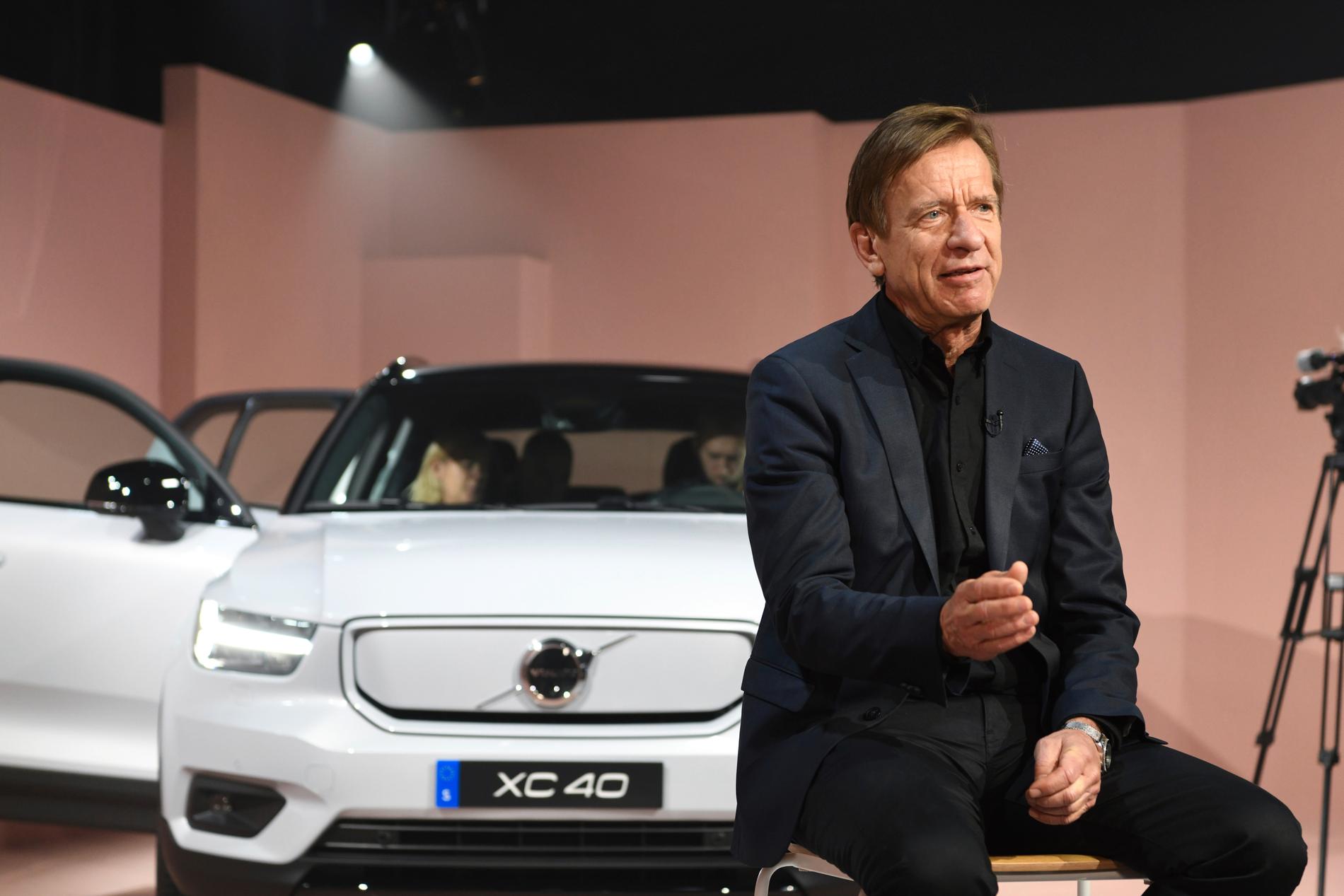 Håkan Samuelsson, vd för Volvo Cars som överväger sammanslagning med Geely Automobile och börsnotering. Arkivbild.