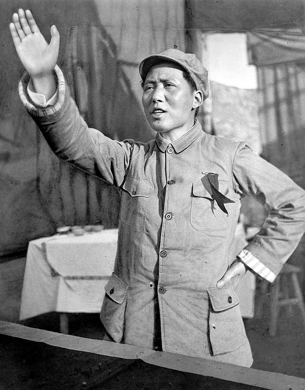 Ordförande Mao 1939, tio år före den långa marschen.