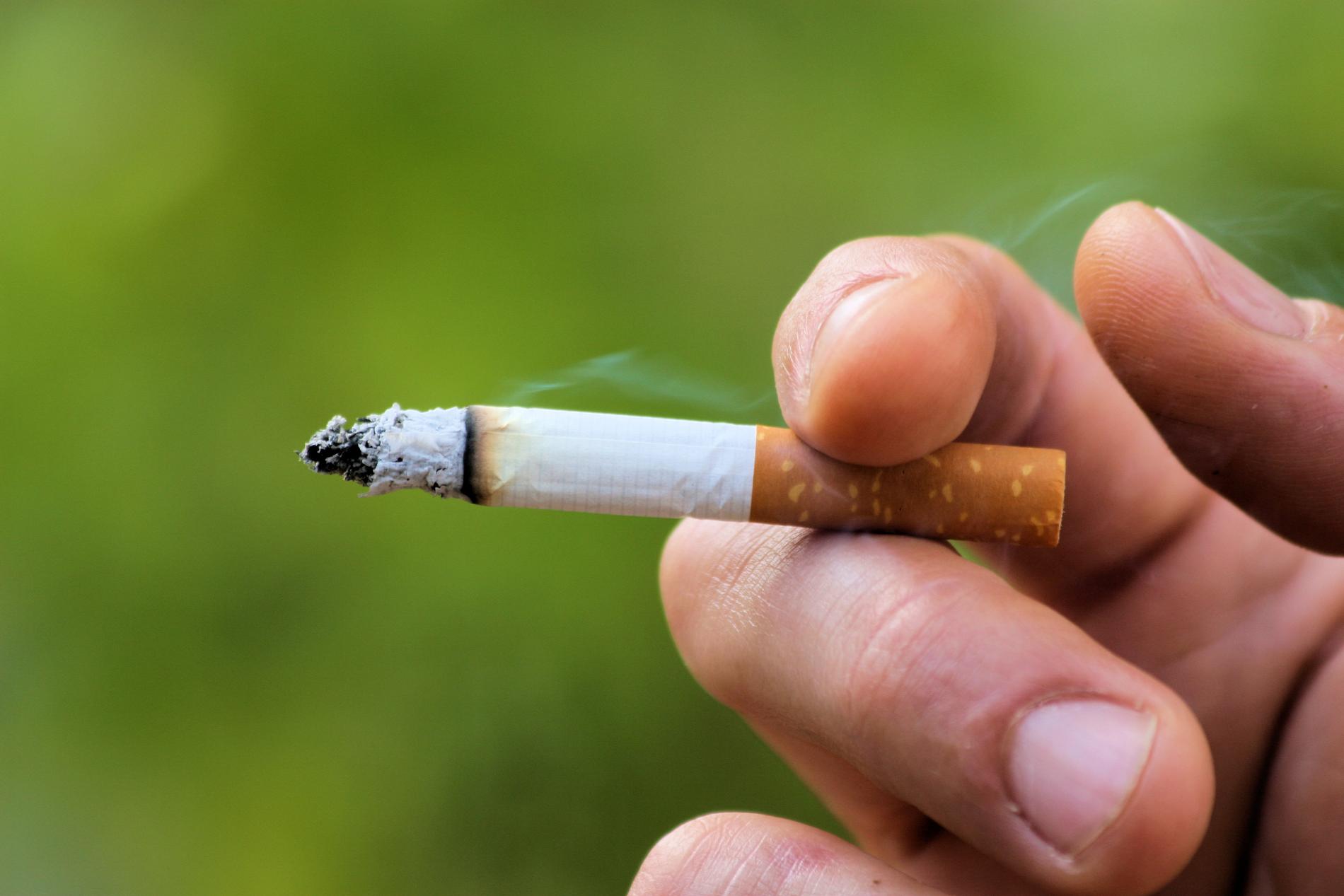 Rökningen är den tyngsta riskfaktorn för förtida död för personer med typ 2-diabetes. Arkivbild.