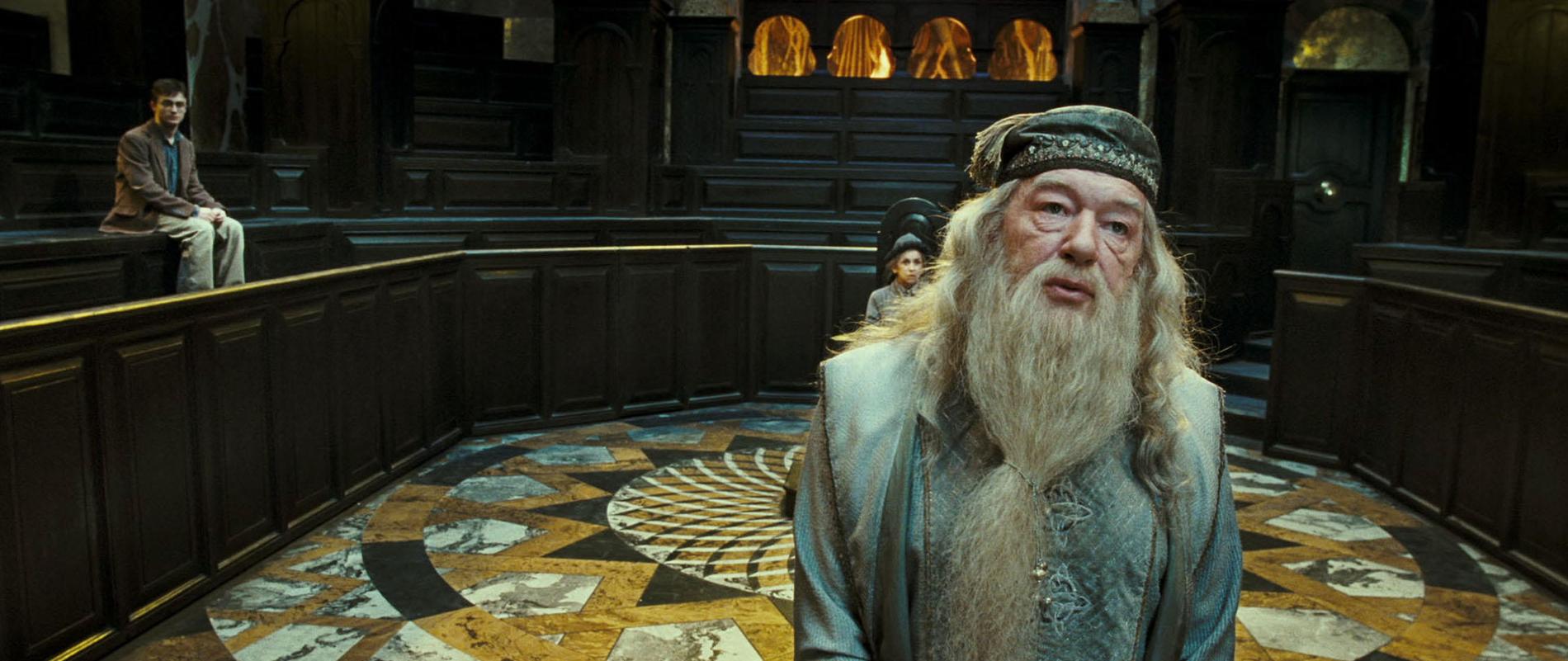 Sir Michael Gambon i rollen som Albus Dumbledore.