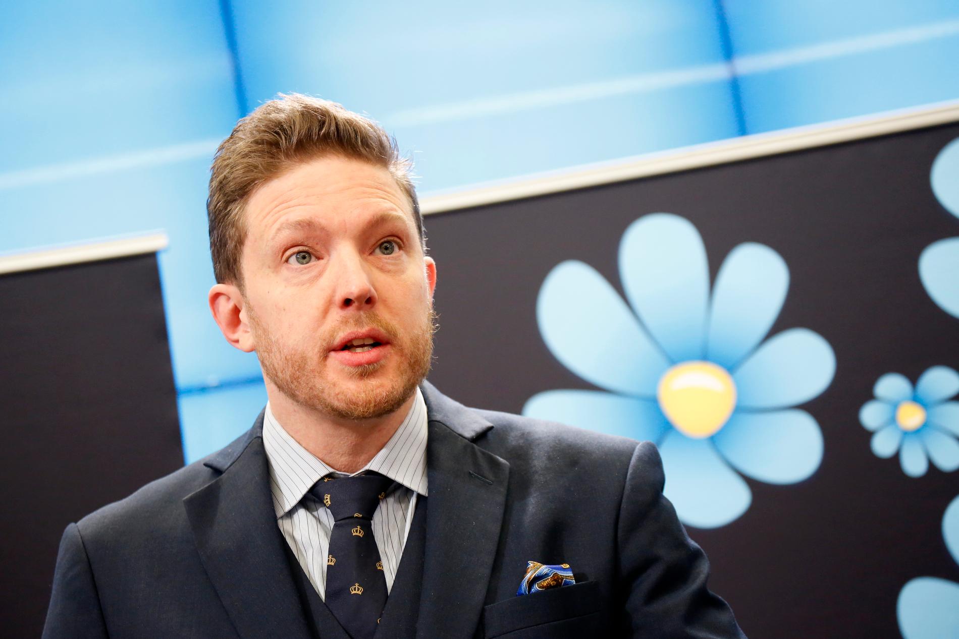 Josef Fransson, ledamot i riksdagen för Sverigedemokraterna. Arkivbild.