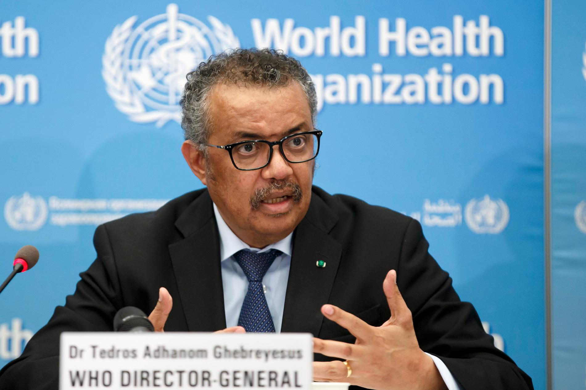 Tedros Adhanom Ghebreyesus, generaldirektör för WHO.