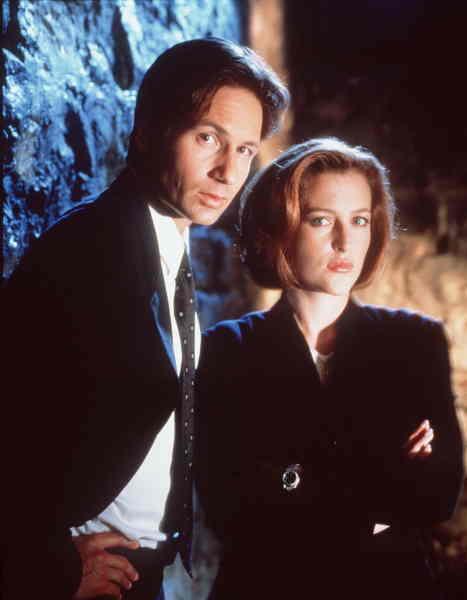 Mulder och Scully när det begav sig
