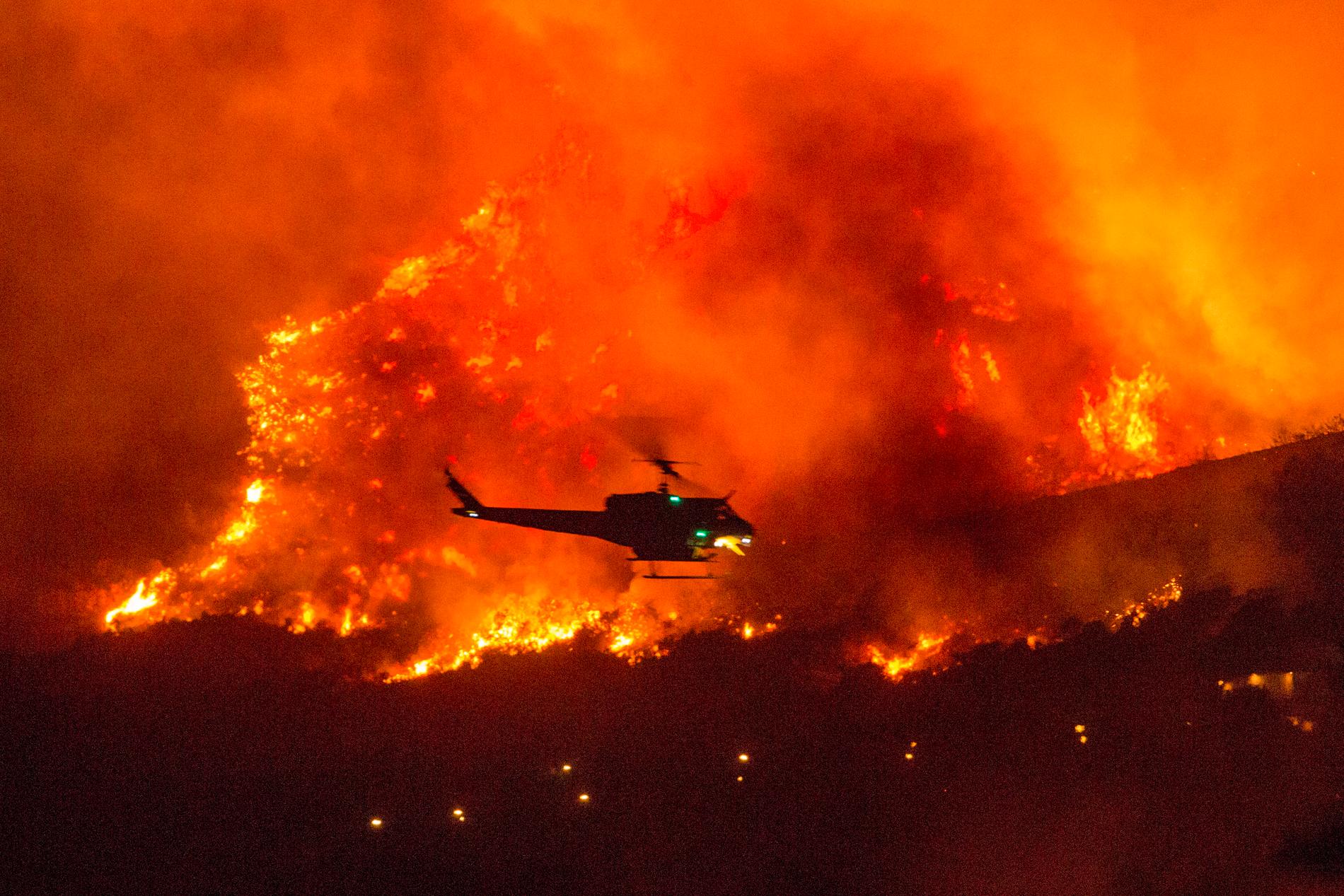Bränderna i Kalifornien.