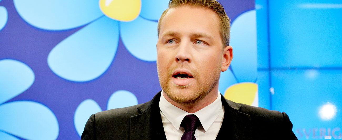 Sverigedemokrateras Mattias Karlsson frågades ut i SVT:s program "Partiledaren".