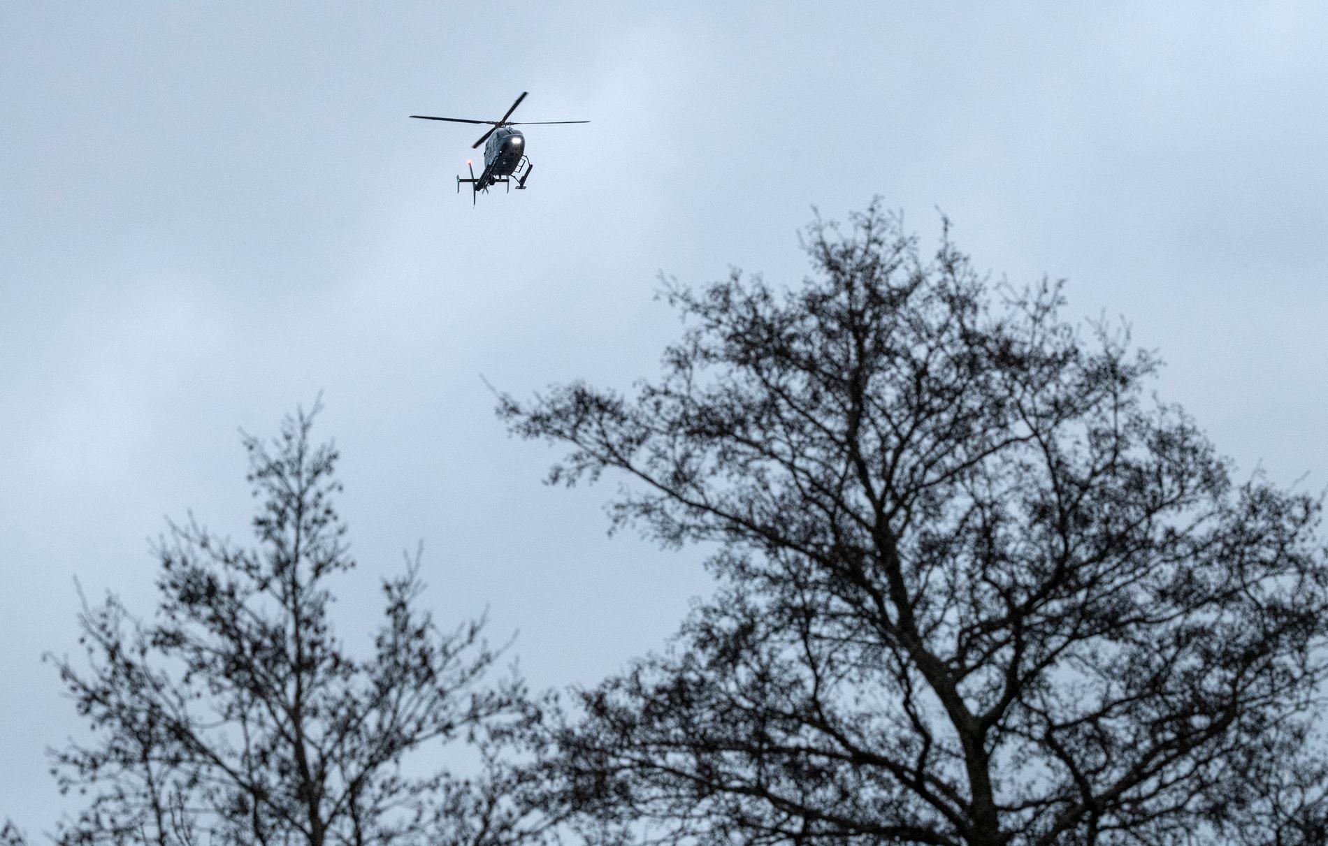 Polisen har sökt efter 31-åringen med helikopter, men misstänker nu att han utsatts för människorov. Arkivbild.