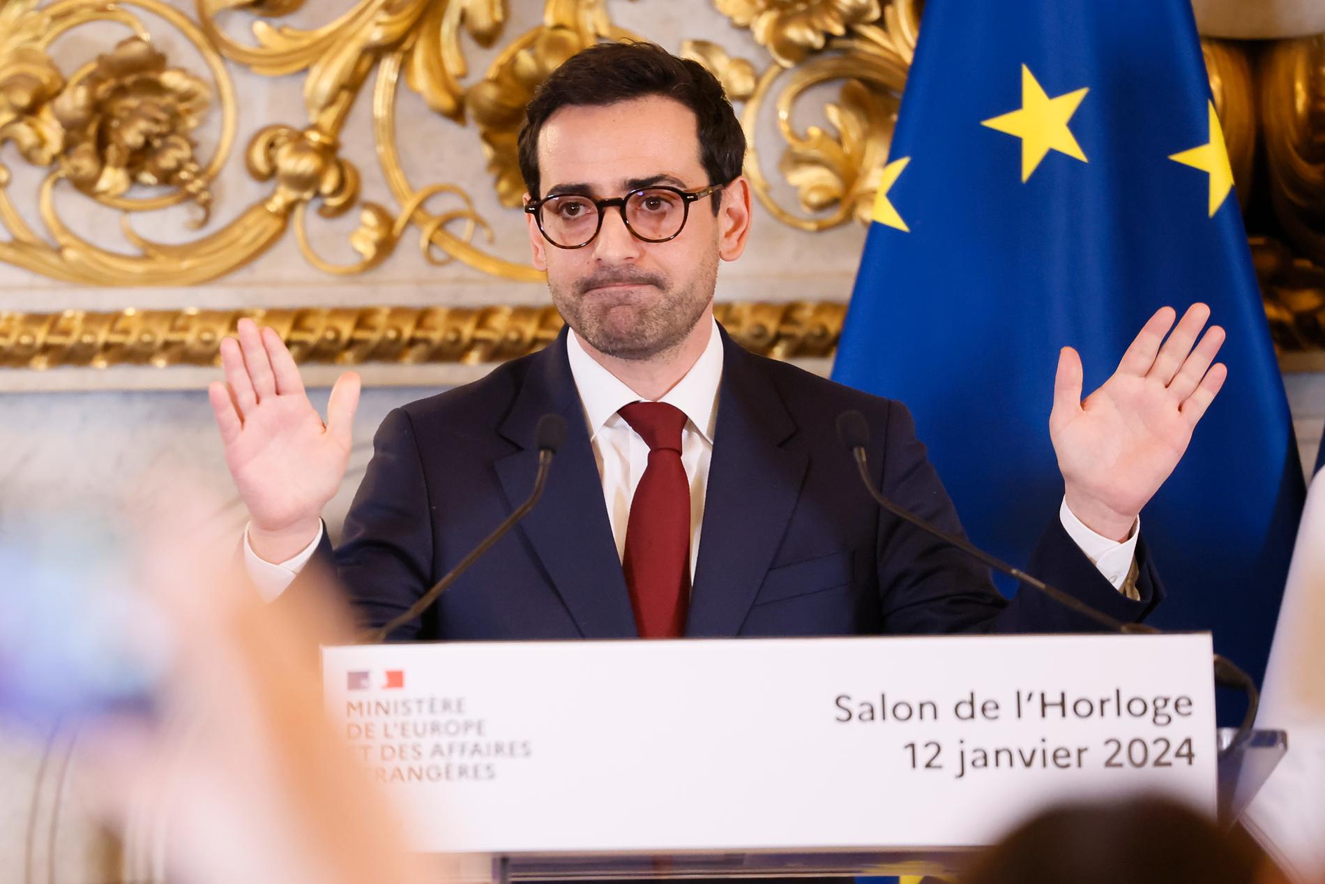 Frankrikes nye utrikesminister Stephane Séjourné.