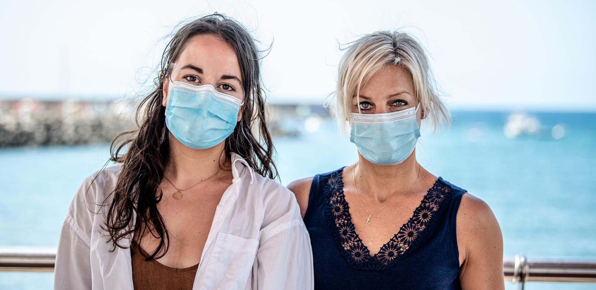 Aftonbladets Sophie Tanha och Carolina Byrmo på plats på Gran Canaria. 