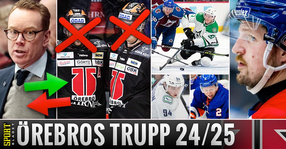 Örebro Hockey: Silly season 2024/2025: Stora ändringar på gång i Örebro