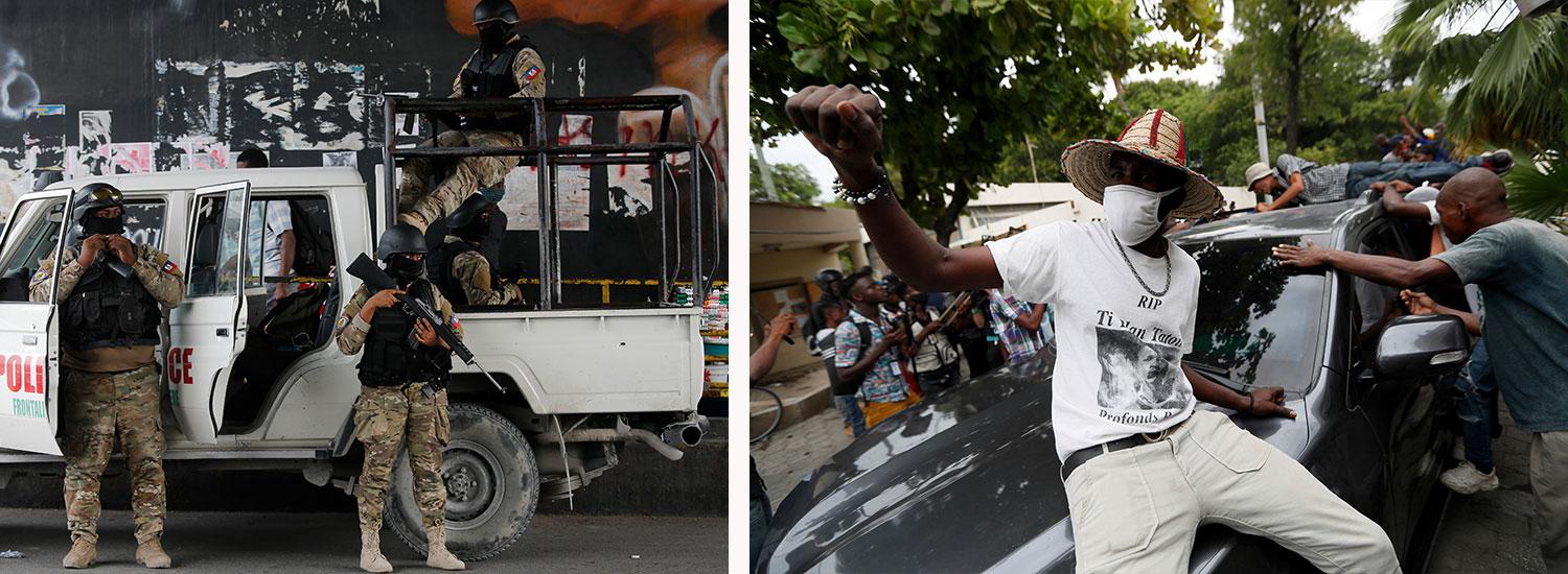 Totalt kaos riskerar att utbryta i landet – Haiti har bett USA om hjälp att stabilisera läget.
