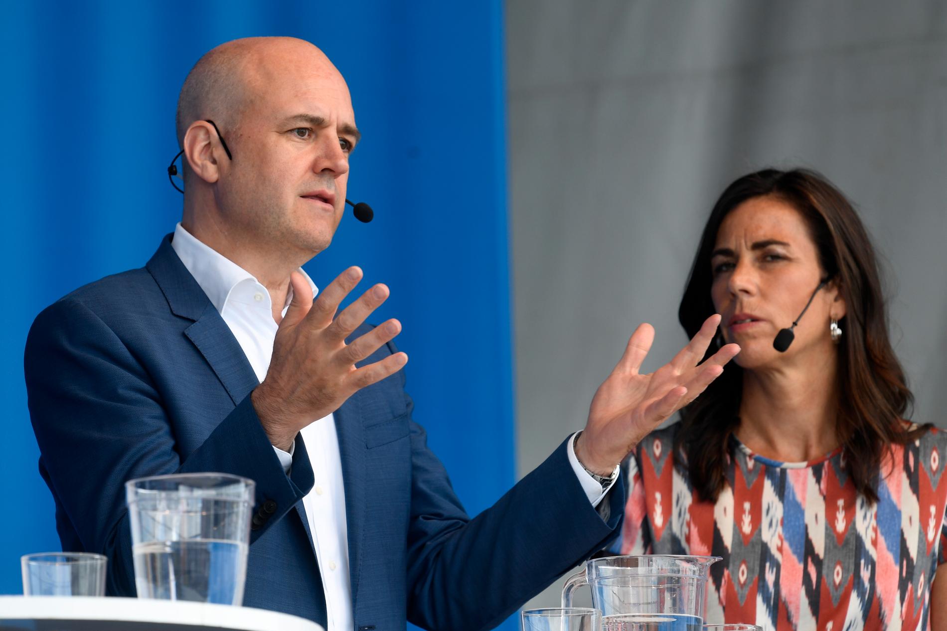 Fredrik Reinfeldt talade under Järvaveckan. 