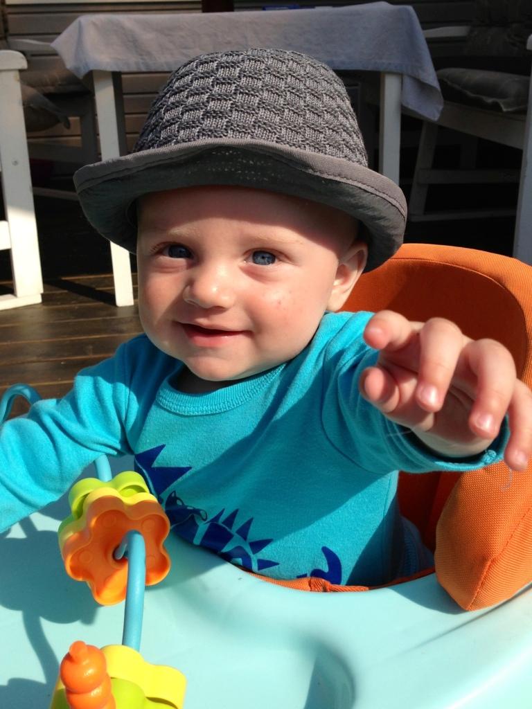 Vår söta son Sigge Stenberg, 6 månader, skriver Camilla.