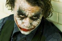 Heath Ledger som Jokern i Batman-filmen ”The Dark Knight”.