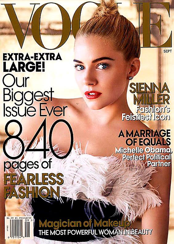 September 2009 Det dramatiska arbetet bakom Vogues 840 sidor tjocka septembernummer 2007 kan ses i dokumentären ”The September issue” från 2009.
