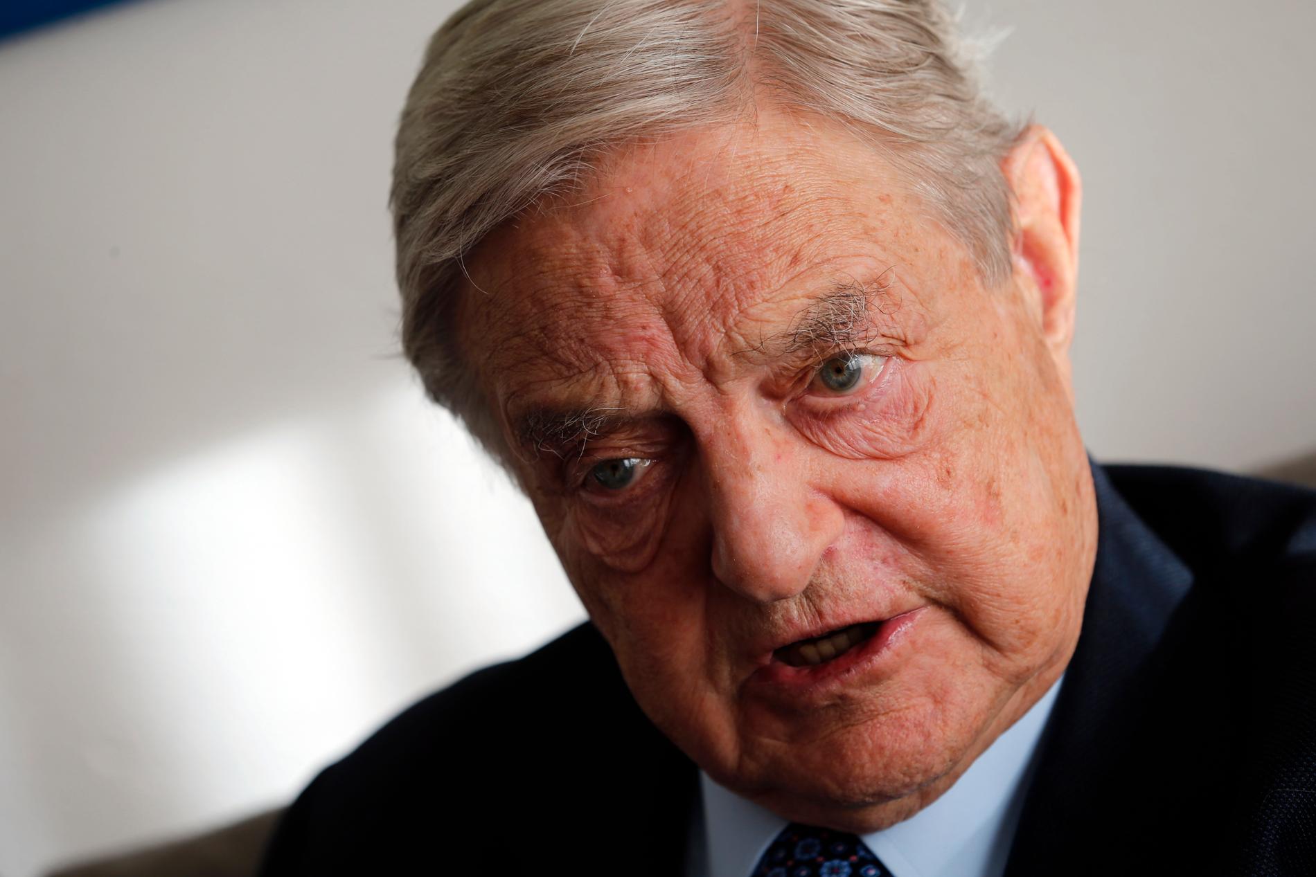 Den ungersk-amerikanske miljardären och filantropen George Soros. Arkivbild.