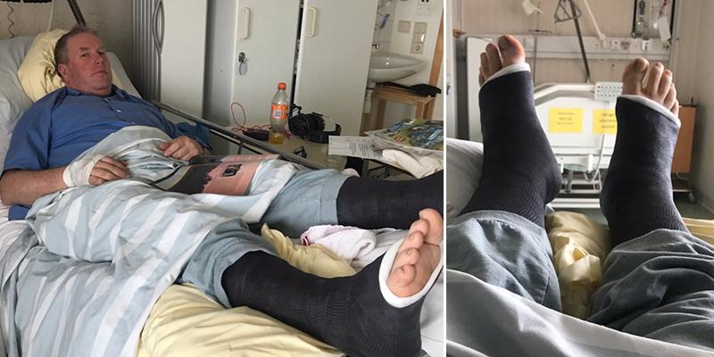 Proffstränaren Thomas Jonsson i allvarlig olycka - bröt båda benen: ”Hade kunnat gå mer illa...”