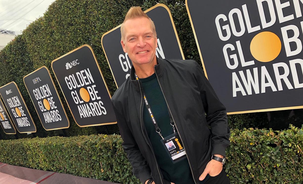 Nöjesbladets Hollywoodreporter Magnus Sundholm på plats på Golden Globe-galan.