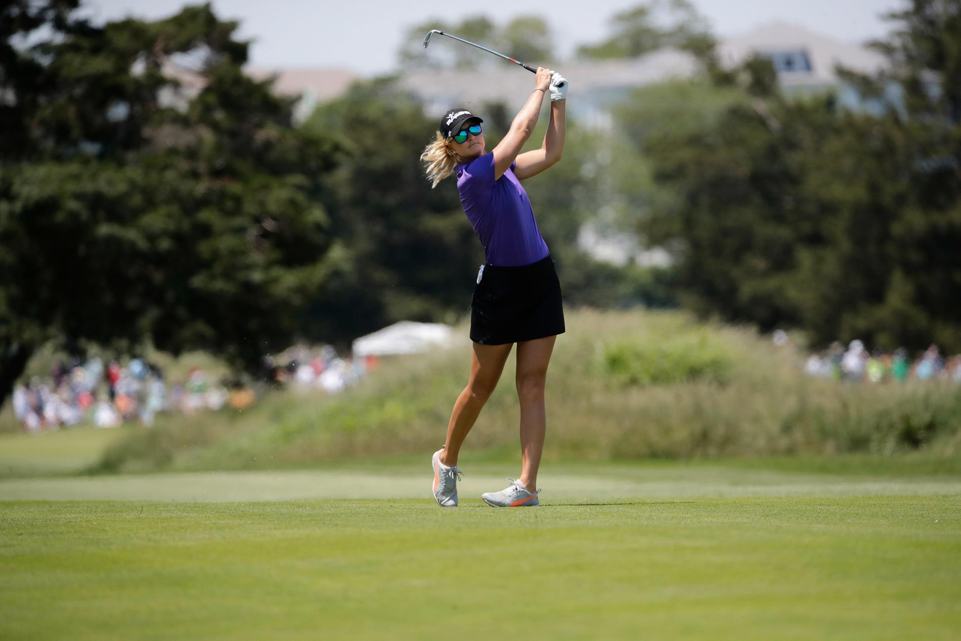 Anna Nordqvist hade vunnit LPGA-tävlingen i New Jersey två år i följd. Men i år fick hon nöja sig med en andraplats.