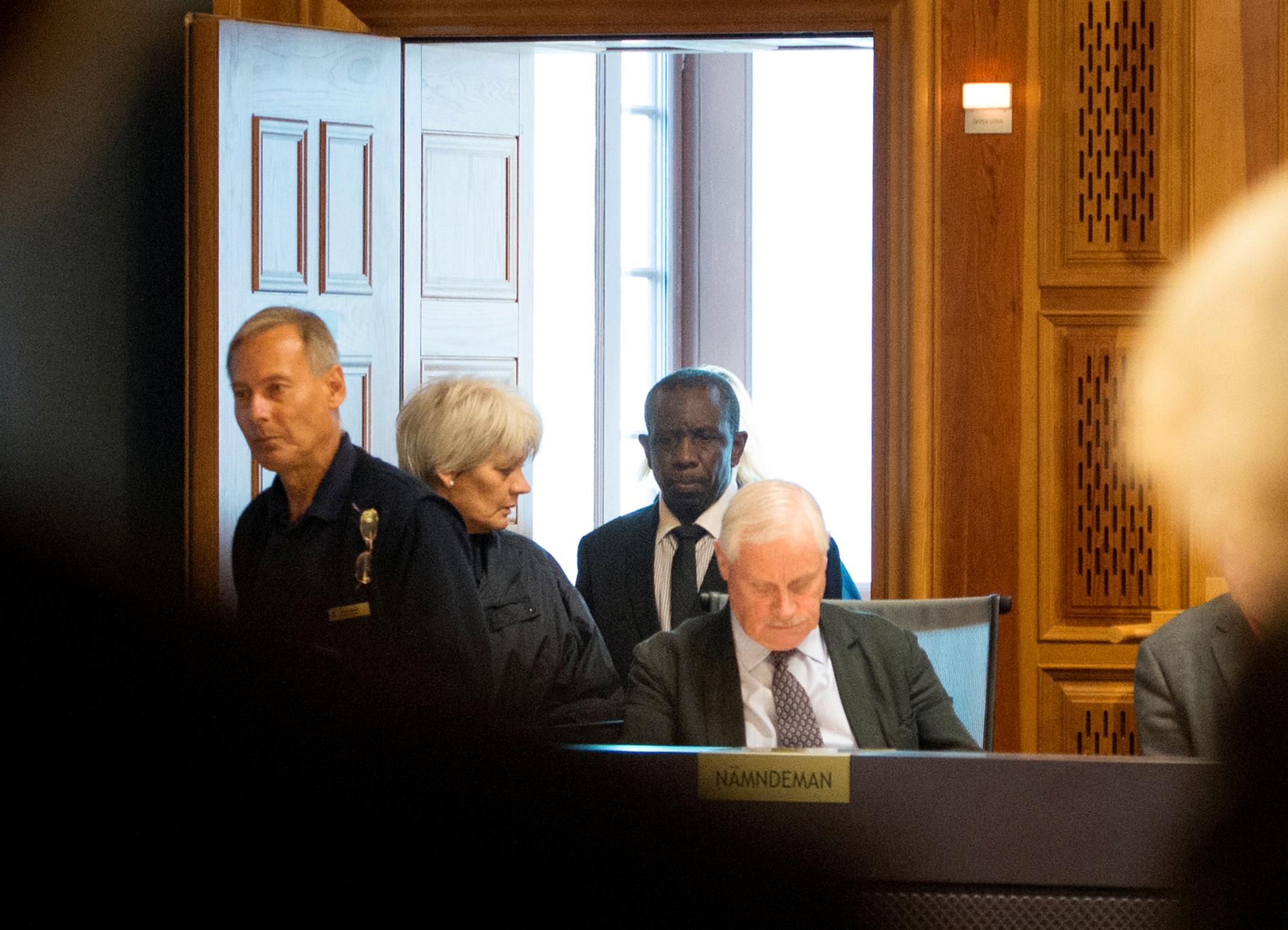 Claver Berinkindi under rättegången, 2015.
