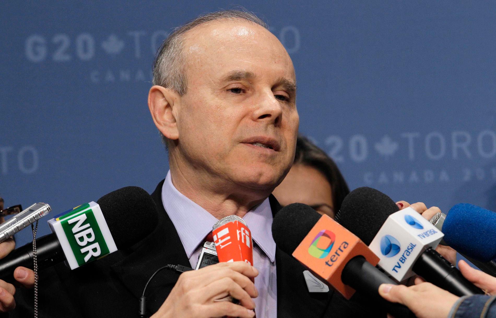Brasiliens tidigare finansminister Guido Mantega under G20-mötet i Toronto sommaren 2010.