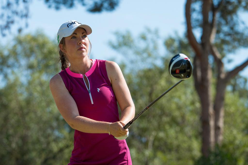 Svenska golfspelaren Lynn Carlsson blev vittne till den tragiska händelsen.