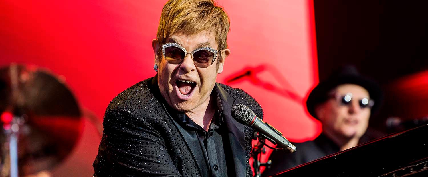 Elton John på Gröna lund 2017.