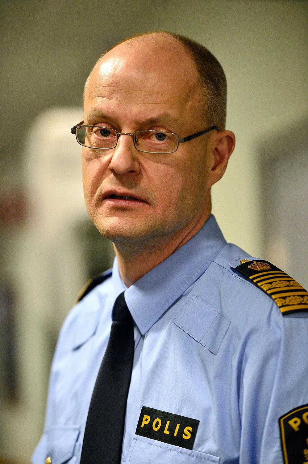 Mats Löfving, ställföreträdande rikspolischef och chef för Nationella operativa avdelningen.